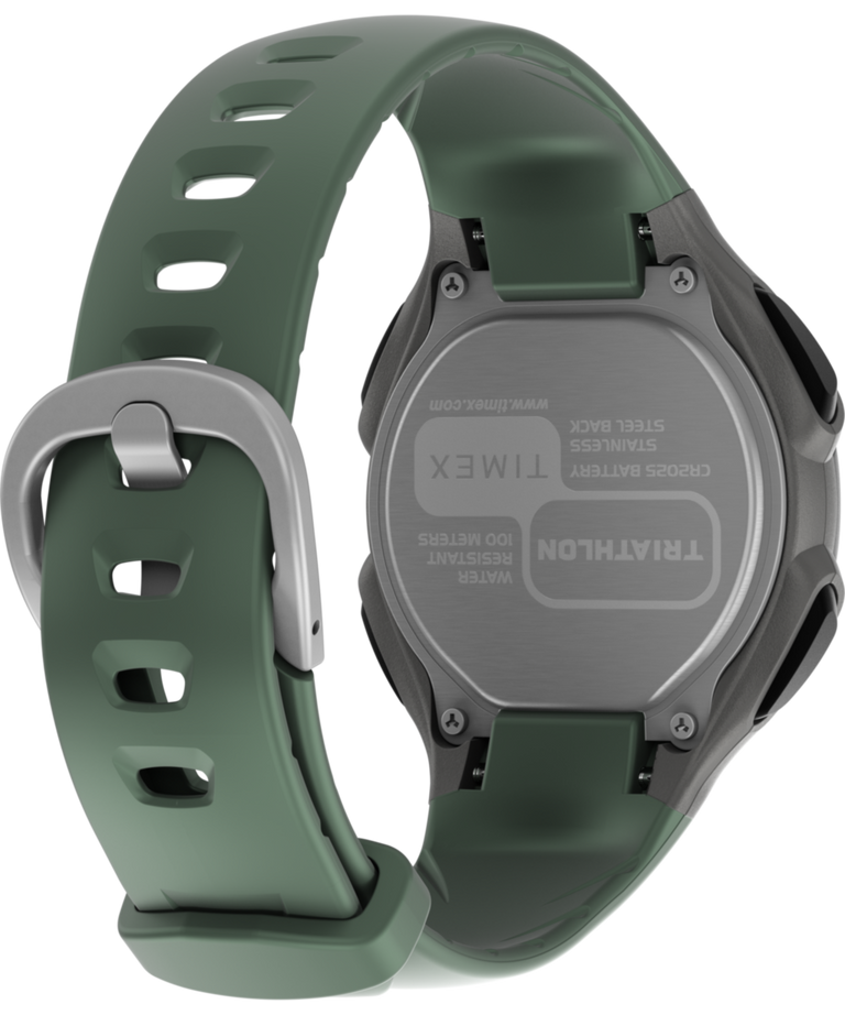 TW5M67300 Triathlon Classic 38mm Synthetic Strap Watch Caseback with Attachment Image