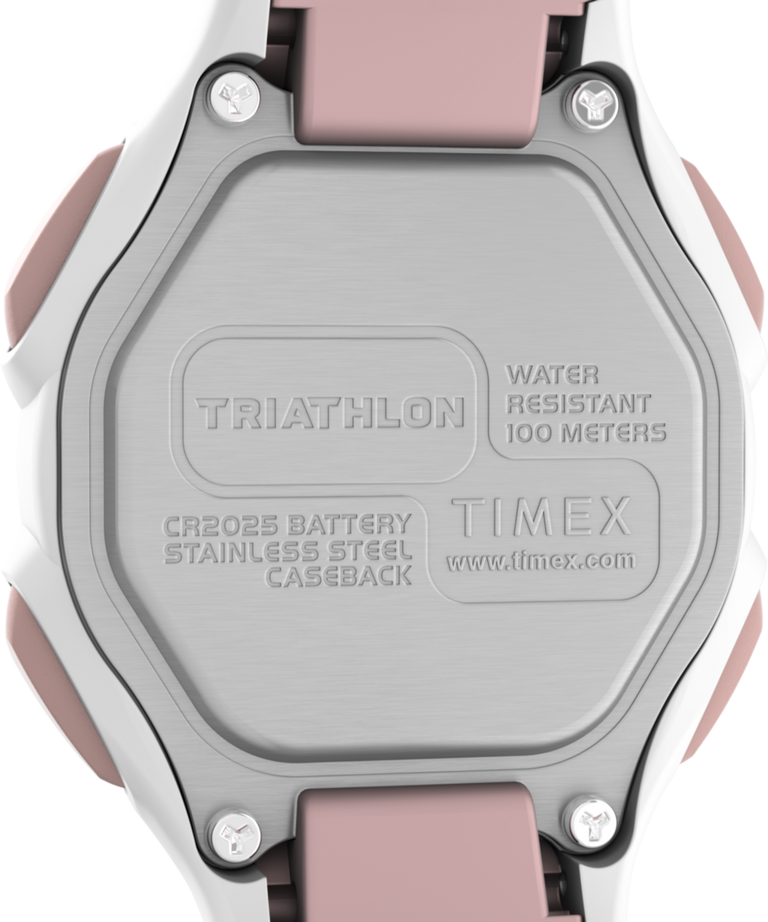 TW5M67700 Triathlon Classic 34mm Synthetic Strap Watch Caseback Image