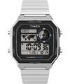 TW5M68900 World Time Digital 40mm Stainless Steel Bracelet Watch Primary Image