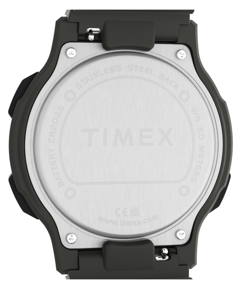 TW5M74000 Retroware Digital 46mm Resin Strap Watch Caseback Image