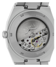 TW6A00500 Timex® Automatic E Line 38mm Stainless Steel Bracelet Watch Caseback Image