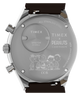 TW6A04400 Peanuts® x Q Timex Chronograph 40mm Leather Strap Watch Caseback Image