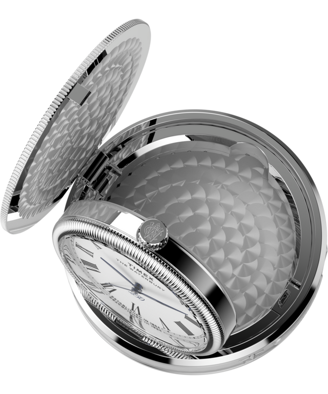 TW6A05900 Waterbury America 250 Table Clock 49mm Stainless Steel Indiglo On