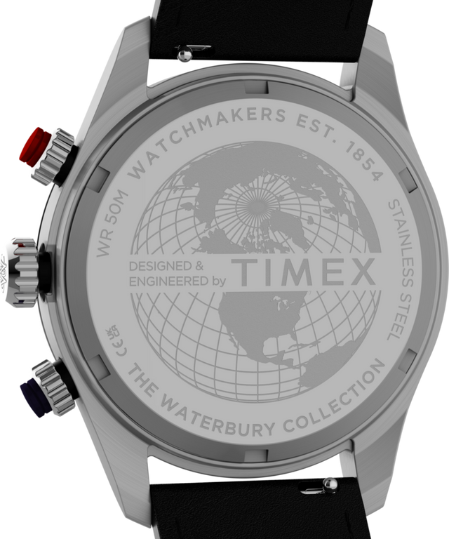 TW6A06000 Waterbury Heritage America 250 39mm Leather Strap Watch Caseback Image