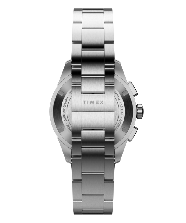 TW6A06900 Timex Atelier Chronograph Quartz M1q 40mm Swiss Made Stainless Steel Bracelet Strap Image