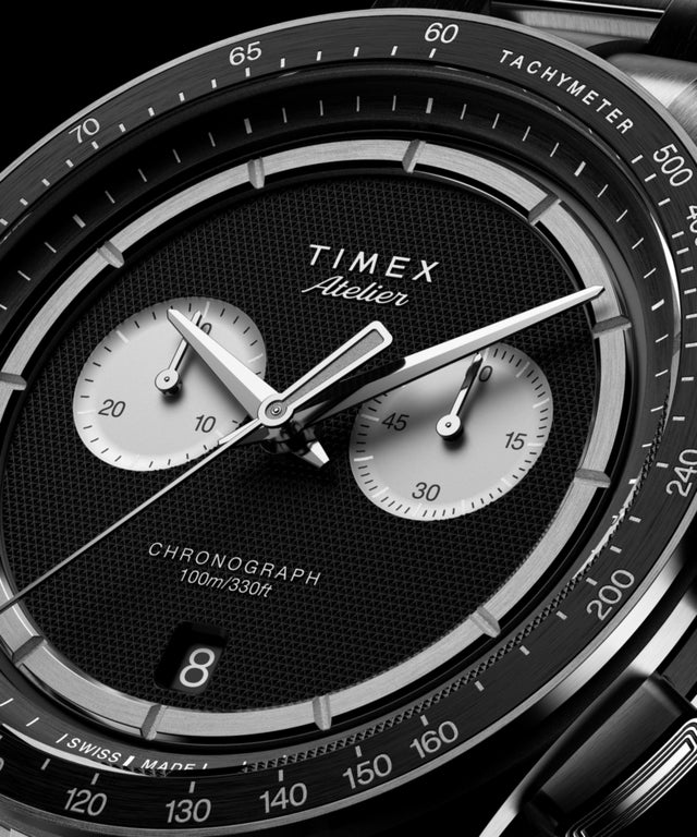 TW6A06900 Timex Atelier Chronograph Quartz M1q 40mm Swiss Made Stainless Steel Bracelet Collab Additional Image