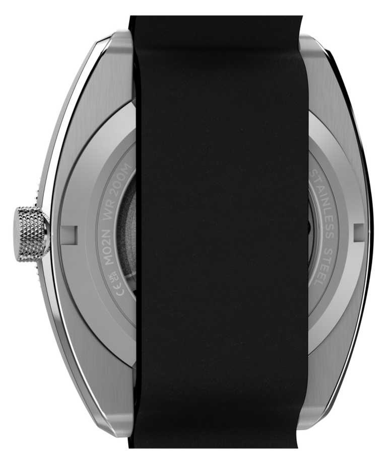TW6A14600 Fender x Timex Automatic 41mm Leather Strap Watch Caseback Image