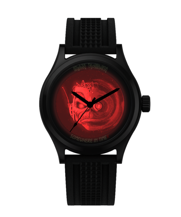 TW6A34000 Timex for Iron Maiden 1986 Tribute 40mm HNBR Strap Watch Collab Additional Image