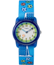 TIMEX TIME MACHINES® 29mm Blue Soccer Elastic Fabric Kids Watch