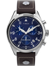 TWG030000 Pan Am x Timex Chronograph 42mm Leather Strap Watch Primary Image