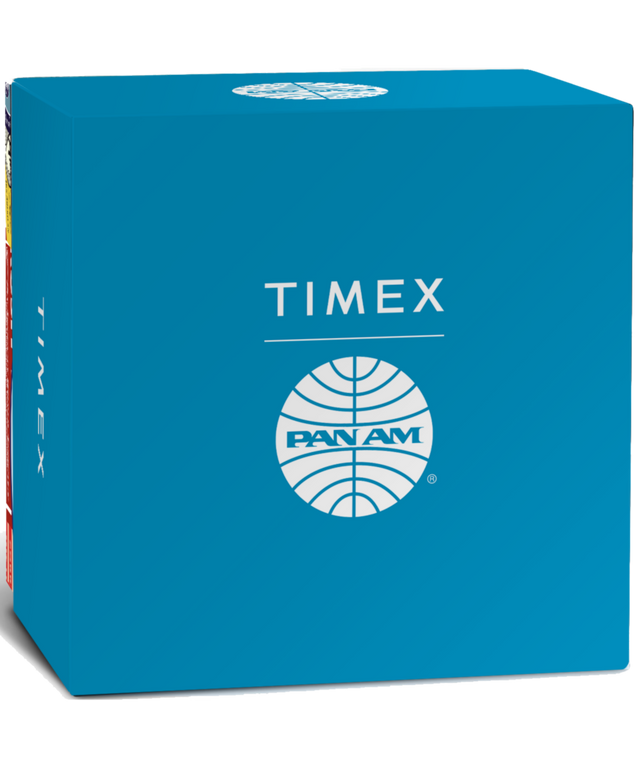 TWG030000 Pan Am x Timex Chronograph 42mm Leather Strap Watch Alternate Image 2