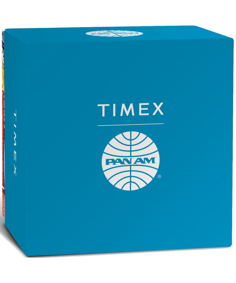 TWG030000 Pan Am x Timex Chronograph 42mm Leather Strap Watch Alternate Image 2