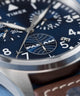 TWG030000 Pan Am x Timex Chronograph 42mm Leather Strap Watch Alt Beauty Shot 3