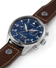 TWG030000 Pan Am x Timex Chronograph 42mm Leather Strap Watch Additional Image