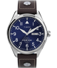 TWG030100 Pan Am x Timex Day-Date 42mm Leather Strap Watch Primary Image