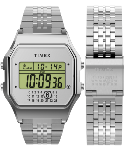 TWG065600 Timex x MM6 36mm Stainless Steel Bracelet Watch Gift Set Primary Image