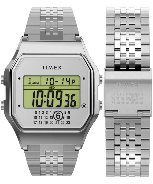 TWG065600 Timex x MM6 36mm Stainless Steel Bracelet Watch Gift Set Primary Image