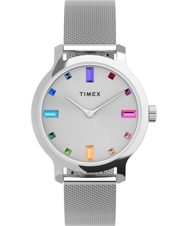 TWG066900 Transcend 31mm Stainless Steel Mesh Band Watch Primary Image