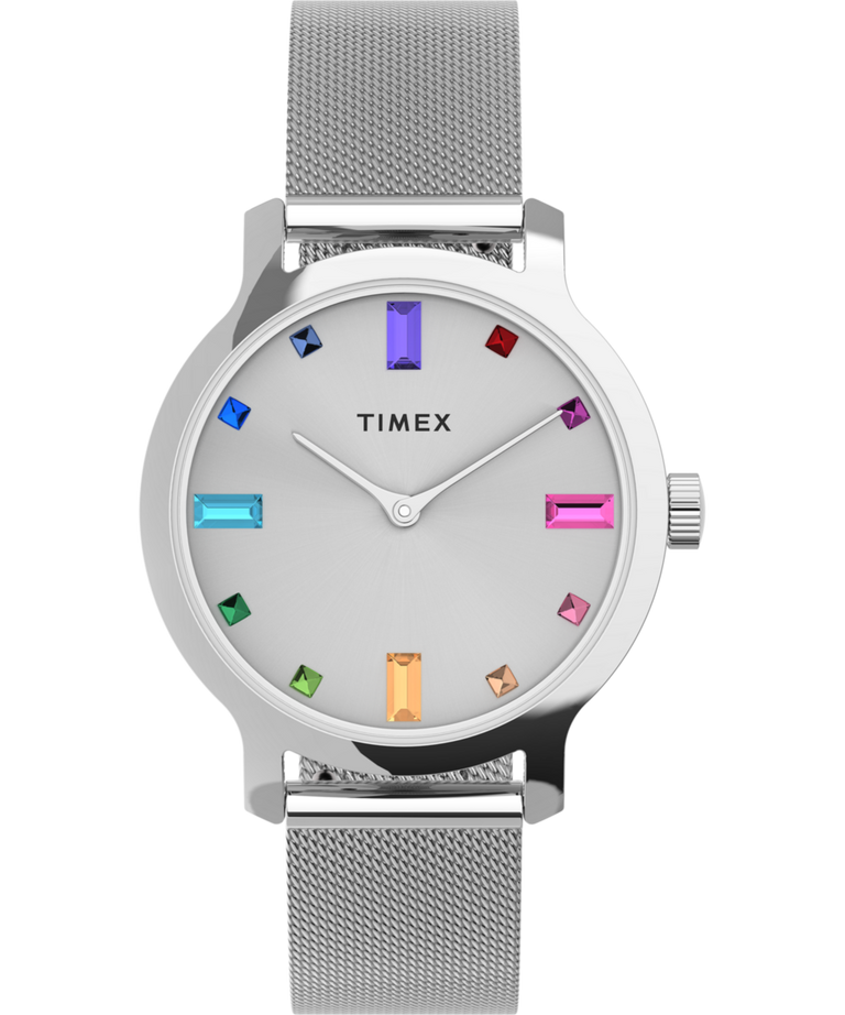 TWG066900 Transcend 31mm Stainless Steel Mesh Band Watch Primary Image