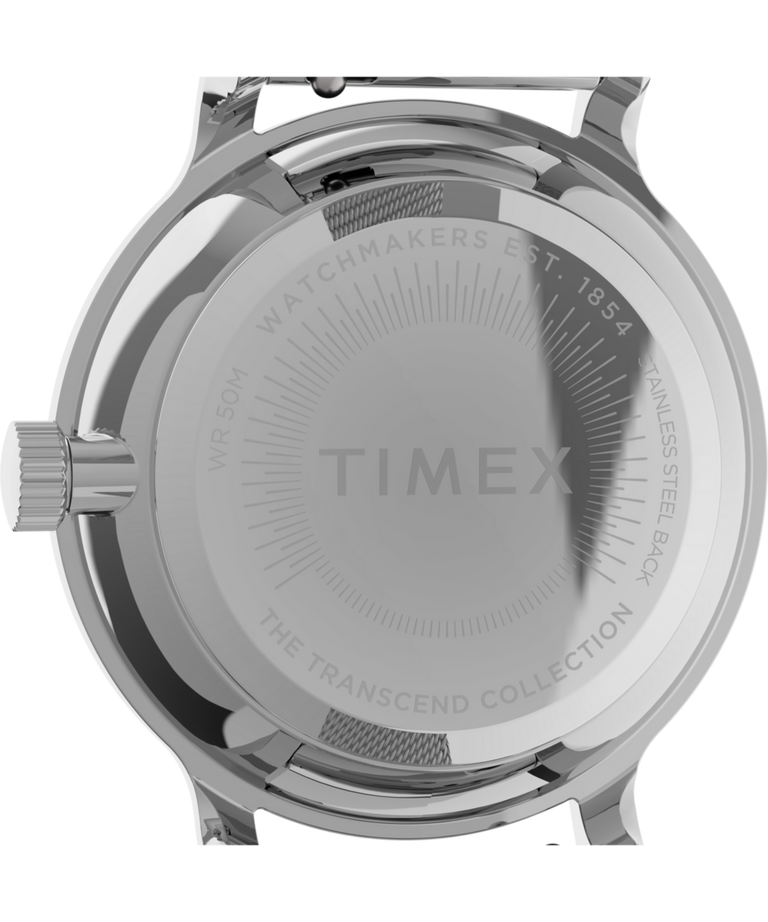 TWG066900 Transcend 31mm Stainless Steel Mesh Band Watch Caseback Image