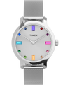 TWG066900 Transcend 31mm Stainless Steel Mesh Band Watch Primary Image