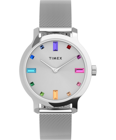 TWG066900 Transcend 31mm Stainless Steel Mesh Band Watch Primary Image