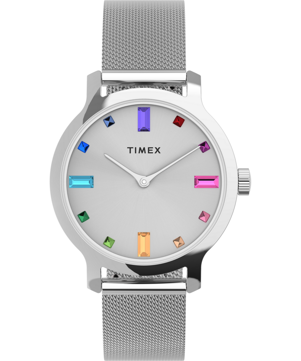 TWG066900 Transcend 31mm Stainless Steel Mesh Band Watch Primary Image