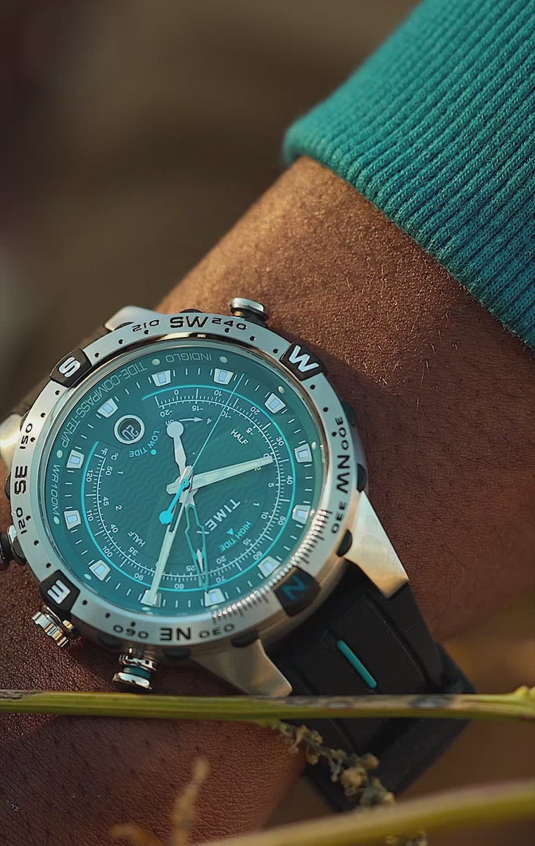 A rugged and adventure-themed video showcasing a Timex Expedition wristwatch. The footage highlights the watch’s durable design, compass bezel, and functional features, possibly in an outdoor setting. The video conveys an exploration-ready aesthetic, emphasizing durability and utility