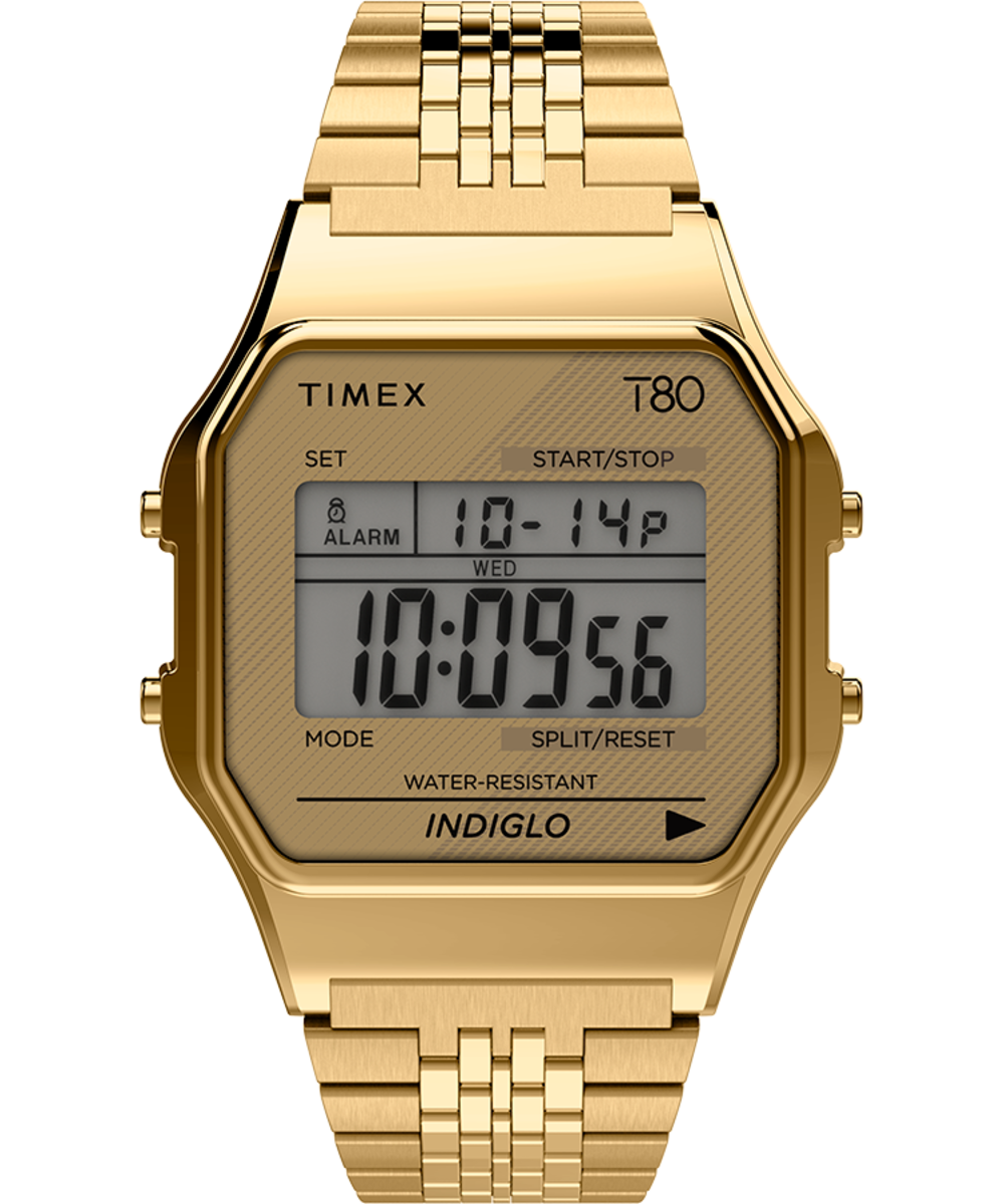 Digital cheap watch gold