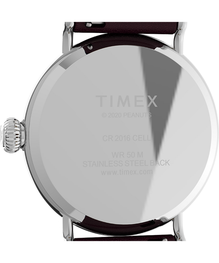 TW2U86500UK Timex Standard x Peanuts Featuring Snoopy Christmas caseback image