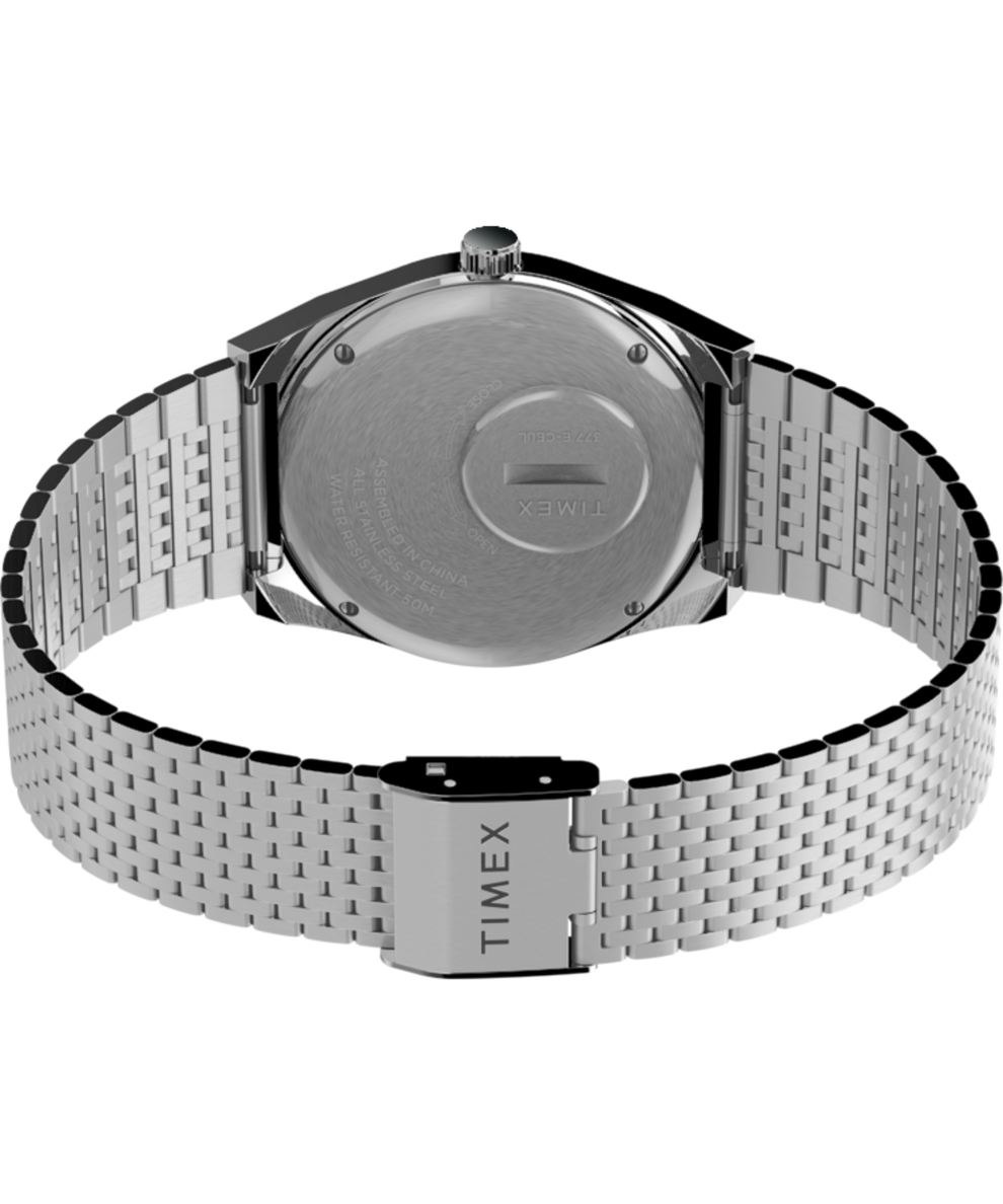TW2U954007U Q Timex Reissue Falcon Eye 38mm Stainless Steel Bracelet Watch back (with strap) image