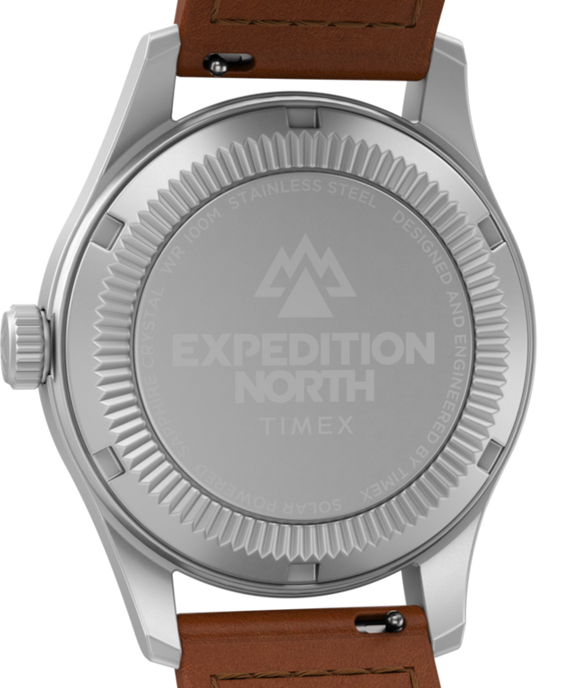 TW2V00200QY Expedition North Field Post Solar 36mm Eco-Friendly Leather Strap Watch caseback image