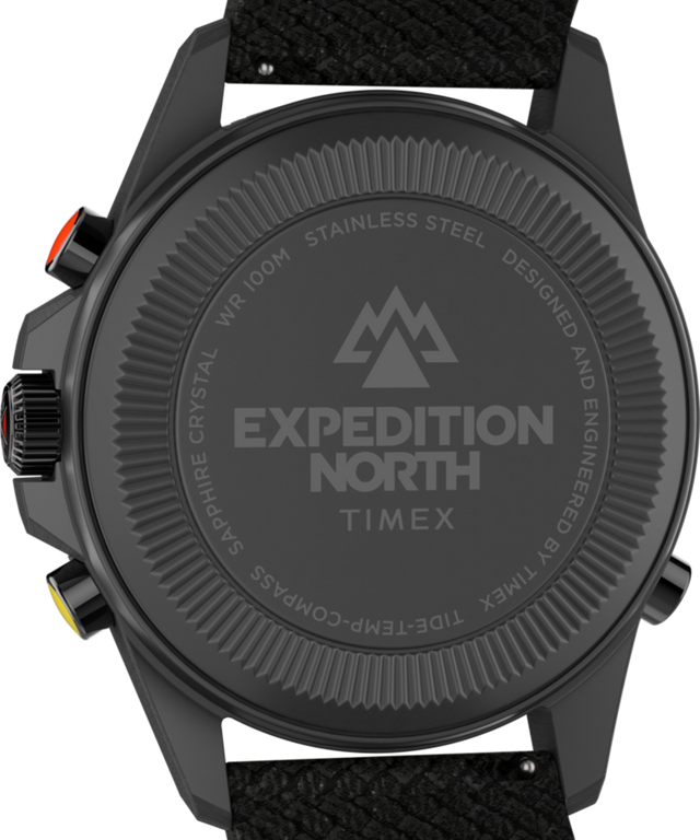 TW2V03900QY Expedition North® Tide-Temp-Compass 43mm Eco-Friendly Fabric Strap Watch caseback image