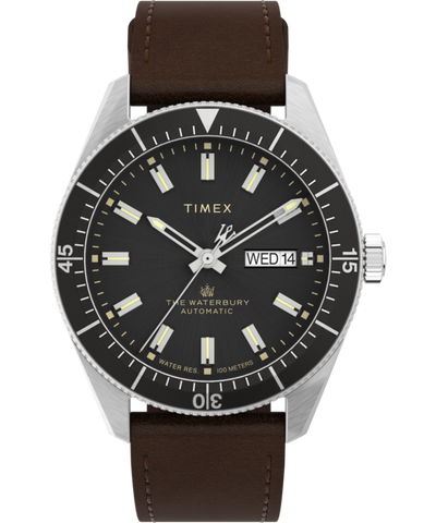 TW2V248007U Waterbury Dive Automatic 40mm Leather Strap Watch primary image