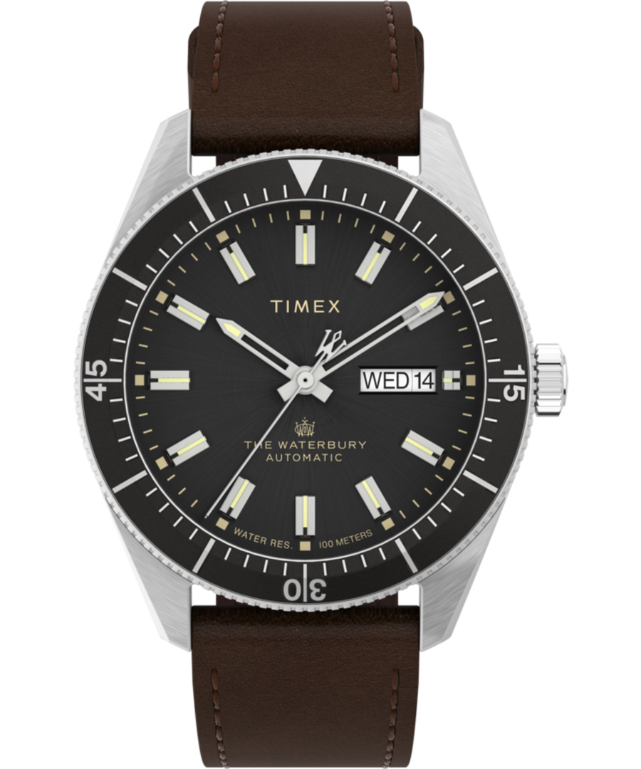 TW2V248007U Waterbury Dive Automatic 40mm Leather Strap Watch primary image