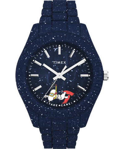 TW2V53300QY Timex Legacy Ocean x Peanuts 42mm Recycled Bracelet Watch primary image