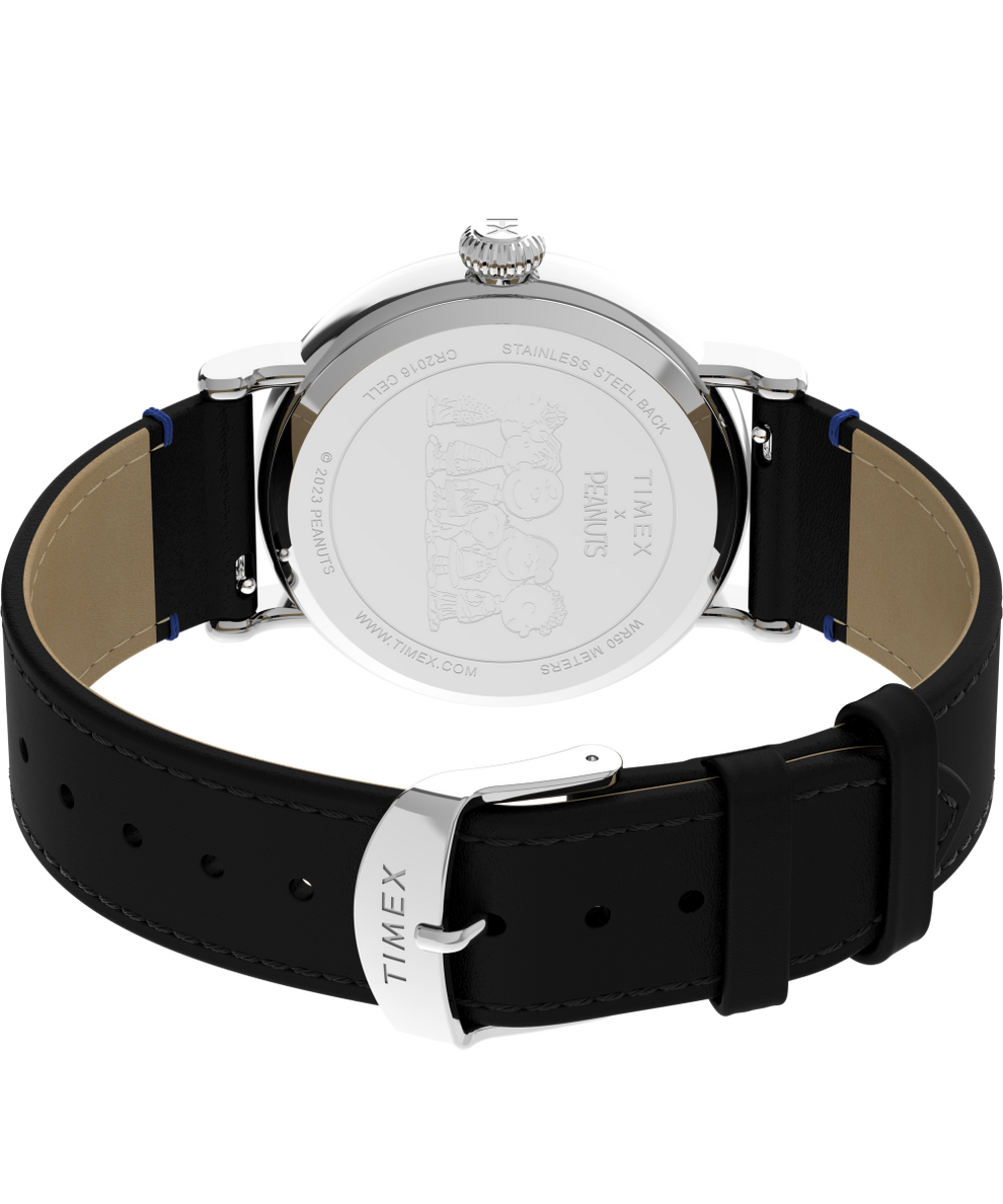 Timex Standard x Peanuts Featuring Snoopy Graduation 40mm Leather Strap  Watch