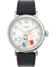 TW2V60500UK Timex Standard x Peanuts Featuring Snoopy Fireworks 40mm Leather Strap Watch primary image
