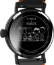 TW2V60800UK Timex Standard x Peanuts Featuring Snoopy Dia de los Muertos 40mm Leather Strap Watch caseback image