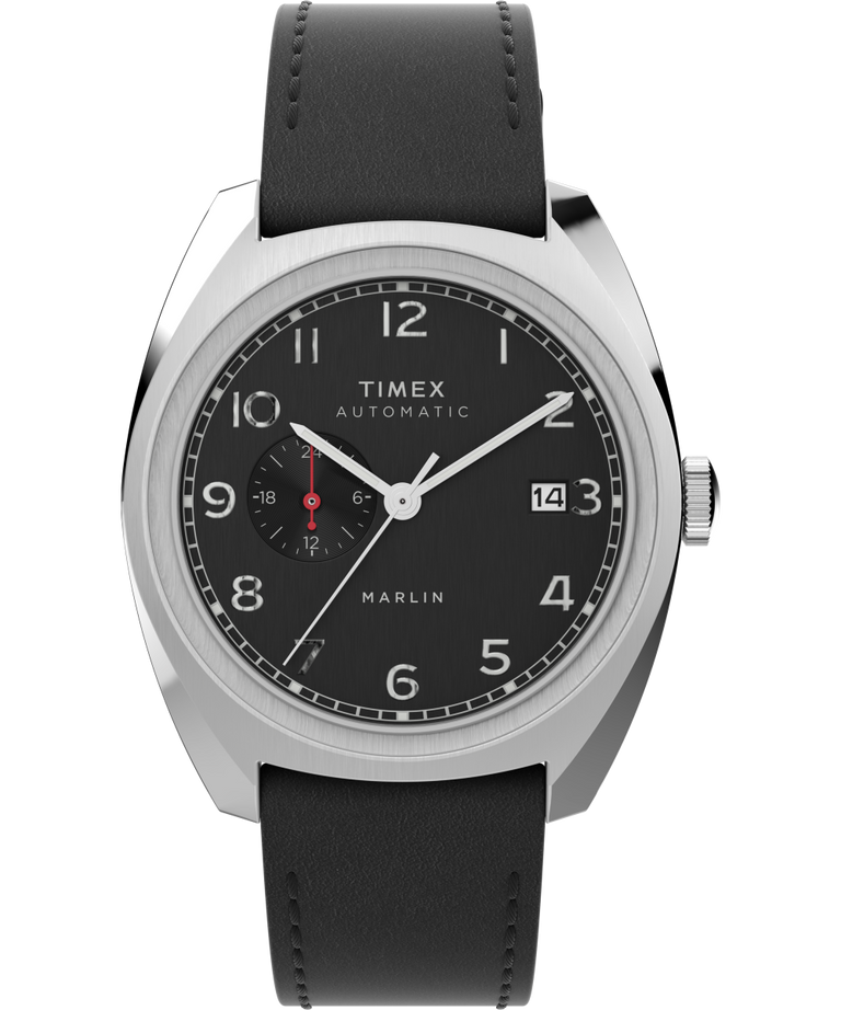 Marlin® Sub-Dial Automatic 39mm Leather Strap Watch - TW2V62100 | Timex UK