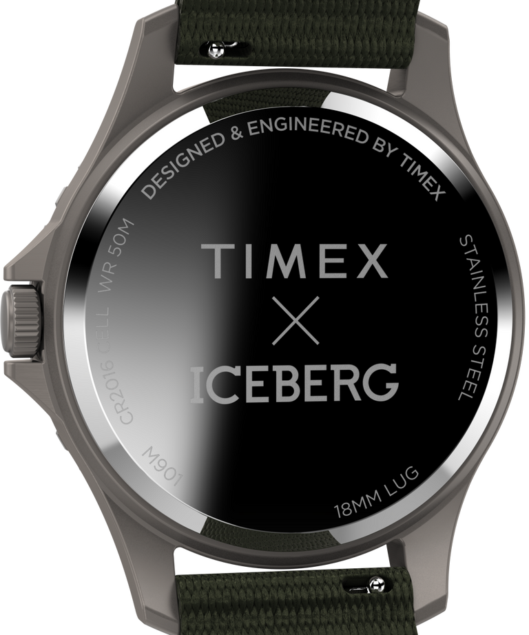 TW2V62800QY Timex Navi x Iceberg 38mm Fabric Strap Watch caseback image