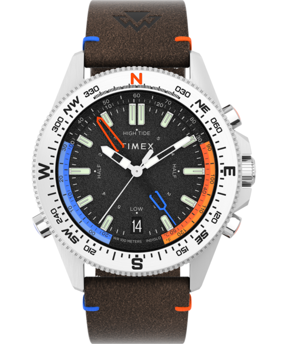 Expedition North® Tide-Temp-Compass 43mm Eco-Friendly Leather Strap Wa -  TW2V64400 | Timex UK