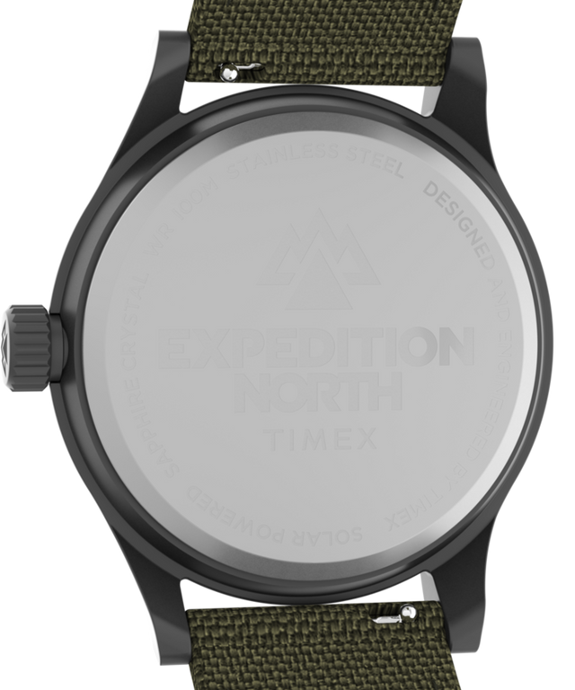 TW2V64700QY Expedition North® Sierra Solar 41mm Eco-Friendly Fabric Strap Watch caseback image