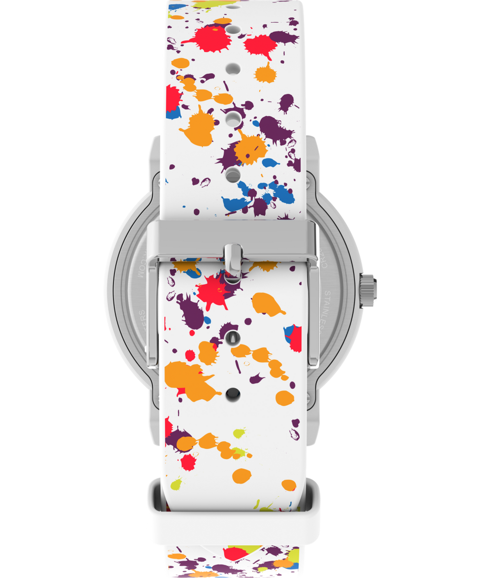 TW2V776006B Timex X Peanuts Rainbow Paint 36mm Silicone Strap Watch strap image