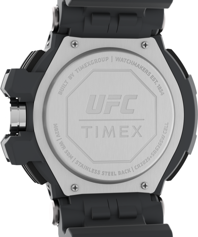 TW5M51900QY Timex UFC Combat 53mm Resin Strap Watch caseback image