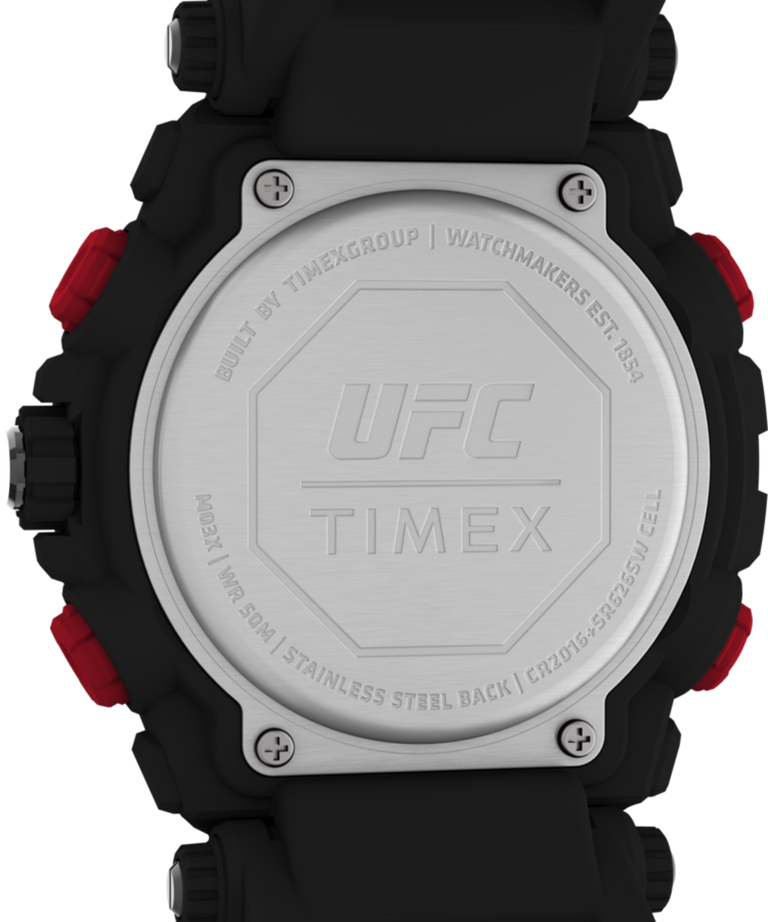 TW5M52800QY Timex UFC Impact 50mm Resin Strap Watch caseback image