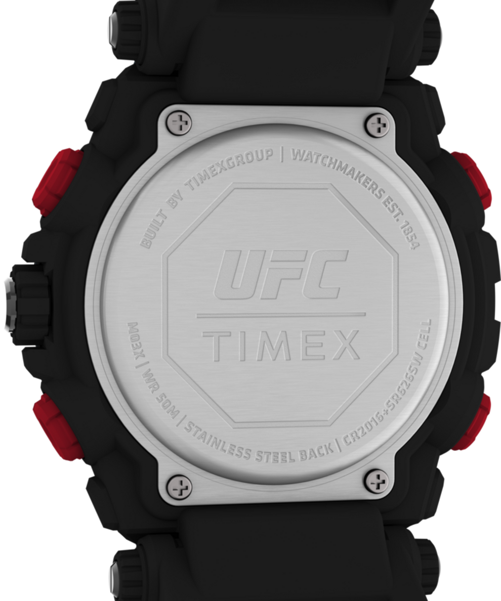 TW5M52800QY Timex UFC Impact 50mm Resin Strap Watch caseback image