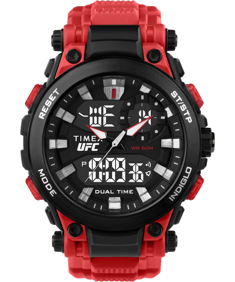 TW5M53000QY Timex UFC Impact 50mm Resin Strap Watch primary image